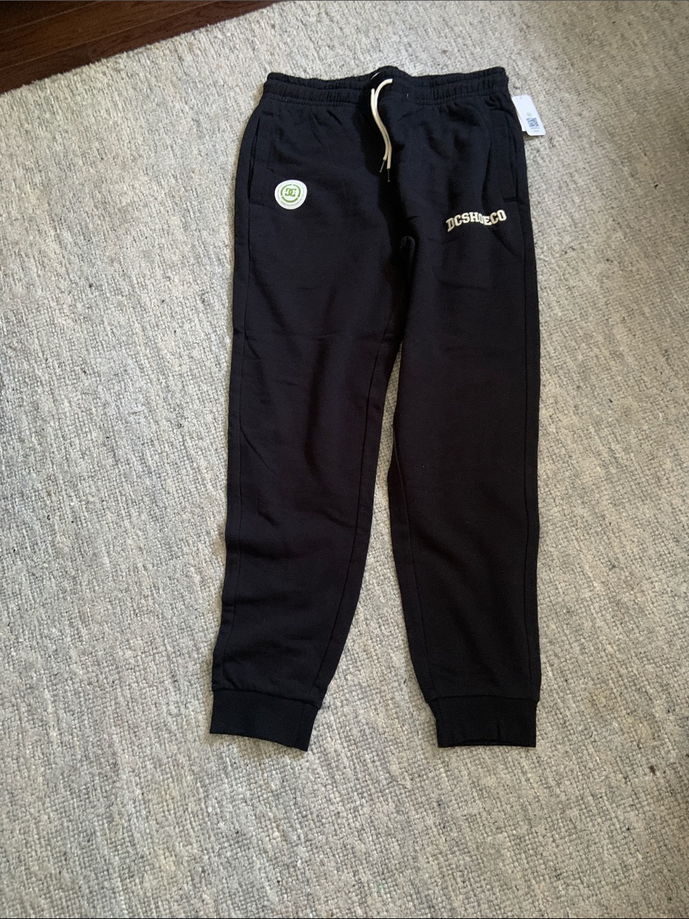 DC Shoes Black  Sweatpants with Logo